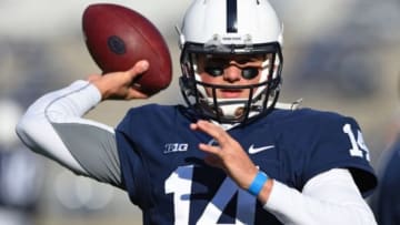 Penn State Nittany Lions quarterback Christian Hackenberg (14) - Mandatory Credit: Rich Barnes-USA TODAY Sports