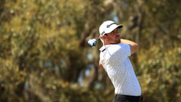 BRADENTON, FLORIDA - FEBRUARY 25: Matthew Wolff of the United States plays his shot from the 15th tee during the first round of World Golf Championships-Workday Championship at The Concession on February 25, 2021 in Bradenton, Florida. (Photo by Mike Ehrmann/Getty Images)