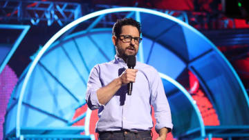 SANTA MONICA, CA - SEPTEMBER 08: J.J. Abrams speaks onstage during the XQ Super School Live, presented by EIF, at Barker Hangar on September 8, 2017 in Santa California. (Photo by Christopher Polk/Getty Images for EIF)