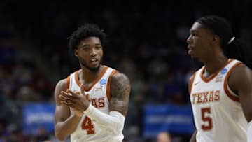 Tyrese Hunter, Texas basketball. Mandatory Credit: Reese Strickland-USA TODAY Sports