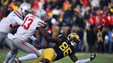 Nov 28, 2015; Ann Arbor, MI, USA; Michigan Wolverines wide receiver Jehu Chesson (86) can