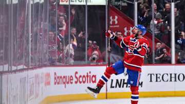 MONTREAL, QC - FEBRUARY 08: Marco Scandella #28 of the Montreal Canadiens (Photo by Minas Panagiotakis/Getty Images)
