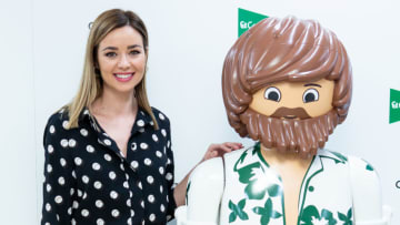 MADRID, SPAIN - JANUARY 30: Spanish actress Dafne Fernandez presents Playmobil exhibition at El Corte Ingles store on January 30, 2020 in Madrid, Spain. (Photo by Pablo Cuadra/Getty Images)