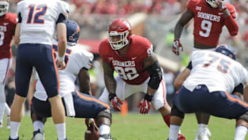 NORMAN, OK - SEPTEMBER 02: Defensive tackle Matt Romar