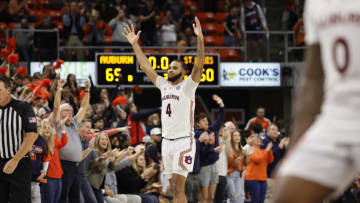 Auburn basketball takes on Memphis at the Holiday Hoopsgiving event at the State Farm Arena in Atlanta on Saturday, December 10 Mandatory Credit: John Reed-USA TODAY Sports