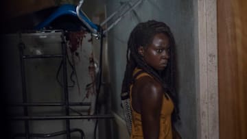 Danai Gurira as Michonne - The Walking Dead _ Season 10, Episode 13 - Photo Credit: Eliza Morse/AMC
