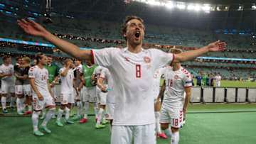 Thomas Delaney (Photo by NAOMI BAKER/POOL/AFP via Getty Images)