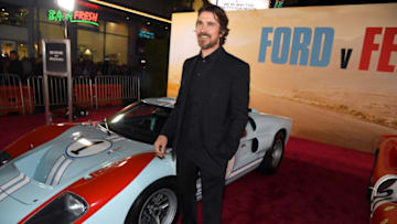 HOLLYWOOD, CALIFORNIA - NOVEMBER 04: Christian Bale attends the Premiere of FOX's "Ford V Ferrari" at TCL Chinese Theatre on November 04, 2019 in Hollywood, California. (Photo by Kevin Winter/Getty Images)