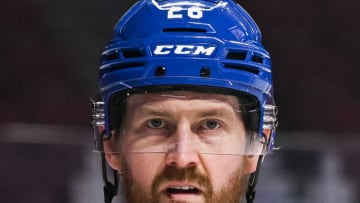 Jan 30, 2022; Montreal, Quebec, CAN; Montreal Canadiens defenseman Jeff Petry (26) during warm-up at Bell Centre. Mandatory Credit: David Kirouac-USA TODAY Sports