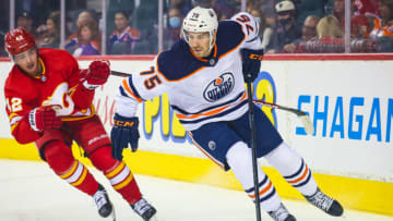 Evan Bouchard #75, Edmonton Oilers Mandatory Credit: Sergei Belski-USA TODAY Sports