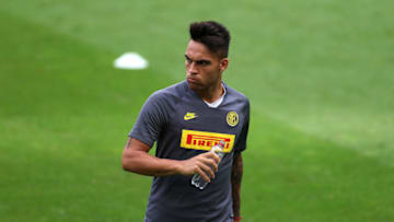 Lautaro Martinez of Inter Milan. (Photo by Friedemann Vogel/Pool via Getty Images)