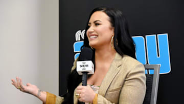 MIAMI, FLORIDA - JANUARY 30: Andy Cohen sits down with Demi Lovato on SiriusXM's Radio Andy on January 30, 2020 in Miami, Florida. (Photo by Kevin Mazur/Getty Images for SiriusXM)