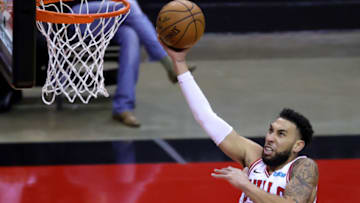 Denzel Valentine, Chicago Bulls. Mandatory Credit: Carmen Mandato/Pool Photo-USA TODAY Sports