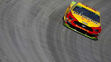 DOVER, DELAWARE - OCTOBER 05: Joey Logano, driver of the #22 Shell Pennzoil Ford, qualifies for the Monster Energy NASCAR Cup Series Drydene 400 at Dover International Speedway on October 05, 2019 in Dover, Delaware. (Photo by Jeff Zelevansky/Getty Images)