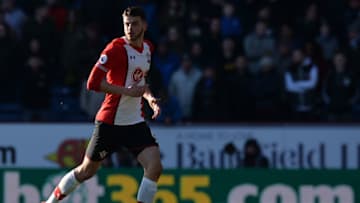 BURNLEY, ENGLAND - FEBRUARY 24 : Wesley Hoedt of Southampton in action during the Premier League match between Burnley and Southampton at Turf Moor on February 24, 2018 in Burnley, England. (Photo by Mark Runnacles/Getty Images)