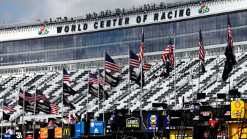 DAYTONA BEACH, FL - FEBRUARY 10: The grandstands are seen prior to practice for the Monster Energy NASCAR Cup Series Advance Auto Parts Clash at Daytona International Speedway on February 10, 2018 in Daytona Beach, Florida. (Photo by Brian Lawdermilk/Getty Images)