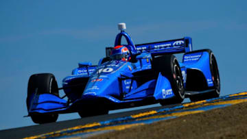 SONOMA, CA - SEPTEMBER 14: Ed Jones of the United Arab Emirates driver of the #10 Chip Ganassi Racing Honda during practice for the Verizon IndyCar Series Sonoma Grand Prix at Sonoma Raceway on September 14, 2018 in Sonoma, California. (Photo by Robert Laberge/Getty Images)