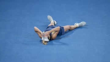 MELBOURNE, AUSTRALIA - JANUARY 27: Caroline Wozniacki of Denmark after winning the women's singles tournament on day 13 of the 2018 Australian Open at Melbourne Park on January 27, 2018 in Melbourne, Australia. (Photo by James D. Morgan/Getty Images)