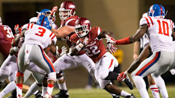 FAYETTEVILLE, AR - OCTOBER15: Rawleigh Williams III