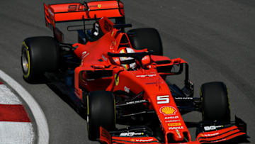 MONTREAL, QUEBEC - JUNE 07: Sebastian Vettel of Germany driving the (5) Scuderia Ferrari SF90 on track during practice for the F1 Grand Prix of Canada at Circuit Gilles Villeneuve on June 07, 2019 in Montreal, Canada. (Photo by Dan Mullan/Getty Images)