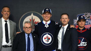 Rutger Mcgroarty, Winnipeg Jets. (Photo by Bruce Bennett/Getty Images)