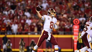 KANSAS CITY, MO - OCTOBER 2: Quarterback Kirk Cousins