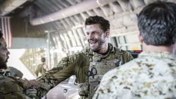 "Rolling Dark" -- Jason and the SEAL team must rescue a Russian scientist and his wife and bring them across the Afghanistan border to safety as Chinese and Russian Special Forces close in, intent on stopping them. Also, Clay endures his first day with Jason's unit, on SEAL TEAM, Wednesday, Dec. 6 (9:00-10:00 PM, ET/PT) on the CBS Television Network. Pictured: David Boreanaz as Jason Hayes. Photo: Erik Voake/CBS ÃÂ©2017 CBS Broadcasting, Inc. All Rights Reserved