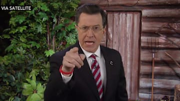 Colbert on Late Show - Credit: CBS