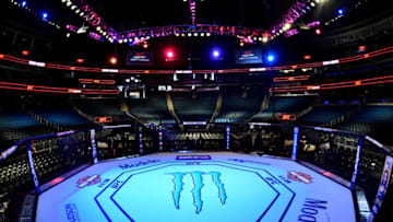 ORLANDO, FL - FEBRUARY 24: A general view of the Octagon prior to the UFC Fight Night event at Amway Center on February 24, 2018 in Orlando, Florida. (Photo by Jeff Bottari/Zuffa LLC/Zuffa LLC via Getty Images)