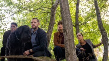 "The Edge" -- The International Fly Team is called on when a young mother flees to Hungary with her son, after losing partial custody of her son in the U.S. However, after the boy is kidnapped from his mother in broad daylight in Budapest, the team questions which parent is the danger in the child's life, on FBI: INTERNATIONAL, Tuesday, Sept. 28 (9:00-10:00 PM, ET/PT) on the CBS Television Network, and available to stream live and on demand on Paramount+. Jeremy Sisto from FBI guest stars. Pictured (L-R) Christiane Paul as Europol Agent Katrin Jaeger and Luke Kleintank as Special Agent Scott Forrester Photo: Nelly Kiss CBS2021 CBS Broadcasting Inc. All Rights Reserved.