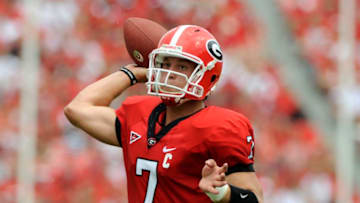 ATHENS, GA - SEPTEMBER 6: Quarterback Matthew Stafford (Photo by Al Messerschmidt/Getty Images)