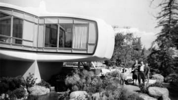 The Monsanto House of the Future was an attraction at Disneyland's Tomorrowland 1957 to 1967.
