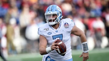 2022 NFL Draft prospect Sam Howell. (Photo by G Fiume/Getty Images)