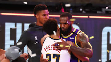 LeBron James, Jamal Murray Mandatory Credit: Kim Klement-USA TODAY Sports