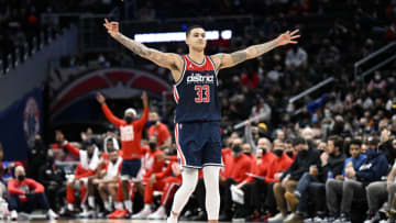 Kyle Kuzma, Washington Wizards. (Photo by Greg Fiume/Getty Images)