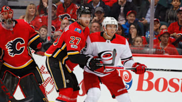 CALGARY, AB - OCTOBER 19: Dougie Hamilton