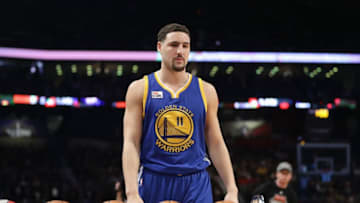 NEW ORLEANS, LA - FEBRUARY 18: Klay Thompson (Photo by Ronald Martinez/Getty Images)
