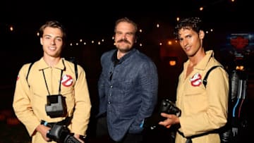 HOLLYWOOD, CA - AUGUST 17: David Harbour attends Netflix's "Stranger Things" celebrates 12 Emmy nominations at Hollywood Forever on August 17, 2018 in Hollywood, California. (Photo by Matt Winkelmeyer/Getty Images)