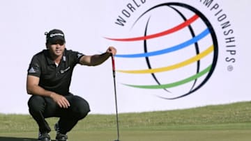 Mar 24, 2016; Austin, TX, USA; Jason Day of Australia looks on during the second round of the World Golf Championship-Dell Match Play at the Austin Country Club. Mandatory Credit: Erich Schlegel-USA TODAY Sports
