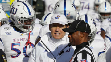 Les Miles, Kansas football (Photo by David K Purdy/Getty Images)