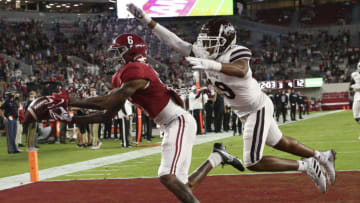 DeVonta Smith, Alabama Crimson Tide. (Mandatory Credit: Gary Cosby Jr/The Tuscaloosa News via USA TODAY Sports)