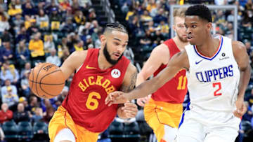 INDIANAPOLIS, INDIANA - FEBRUARY 07: Cory Joseph #6 of the Indiana Pacers dribbles the ball against the Los Angeles Clippers at Bankers Life Fieldhouse on February 07, 2019 in Indianapolis, Indiana. (Photo by Andy Lyons/Getty Images)
