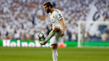 MADRID, SPAIN - 2019/10/01: Real Madrid CF's Nacho Fernandez in action during the UEFA Champions League match between Real Madrid and Club Brugge at Santiago Bernabeu Stadium.(Final score: Real Madrid 2-2 Bruges). (Photo by Manu Reino/SOPA Images/LightRocket via Getty Images)
