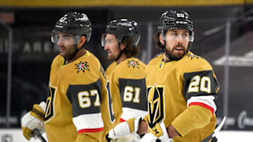 The Vegas Golden Knights first-line. (Photo by Ethan Miller/Getty Images)