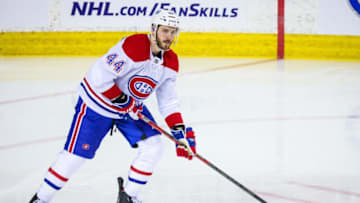 Mar 11, 2021; Calgary, Alberta, CAN; Montreal Canadiens Joel Edmundson. Mandatory Credit: Sergei Belski-USA TODAY Sports