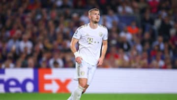 Bayern Munich defender Matthijs de Ligt survives injury scare. (Photo by Eric Alonso/Getty Images)