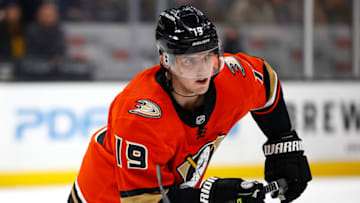 Troy Terry #19, Anaheim Ducks (Photo by Sean M. Haffey/Getty Images)