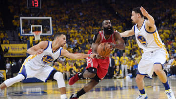 OAKLAND, CA - APRIL 16: James Harden