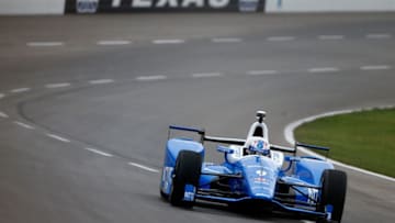 FORT WORTH, TX - JUNE 09: Scott Dixon, driver of the #9 NTT Data Chip Ganassi Racing Honda, practices for the Verizon IndyCar Series Rainguard Water Sealers 600 at Texas Motor Speedway on June 9, 2017 in Fort Worth, Texas. (Photo by Brian Lawdermilk/Getty Images)