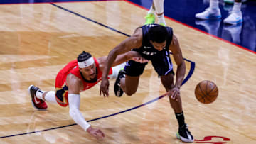 Chasson Randle helped spearhead a spirited Orlando Magic defensive effort in a win over the New Orleans Pelicans. Mandatory Credit: Stephen Lew-USA TODAY Sports